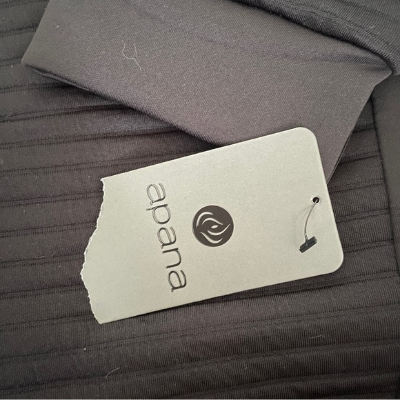 NWT | Apana Men’s Yoga Linear Hoodie Sweatshirt Black | Size Medium - Picture 3 of 7